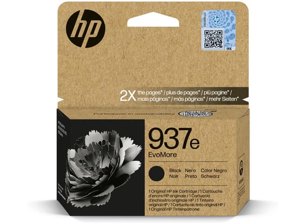 HP 937e EvoMore svart 2500 sidor bläck
