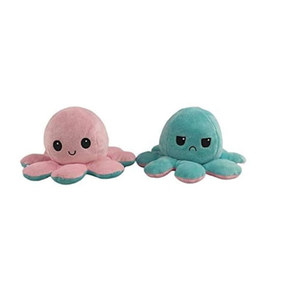 The Original Reversible Octopus Plushie rosa grön rosa