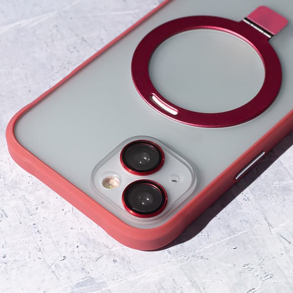 Mag Ring-fodral för iPhone 13 6,1\" röd