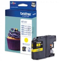 Brother LC 123Y Gul 600 sidor bläck