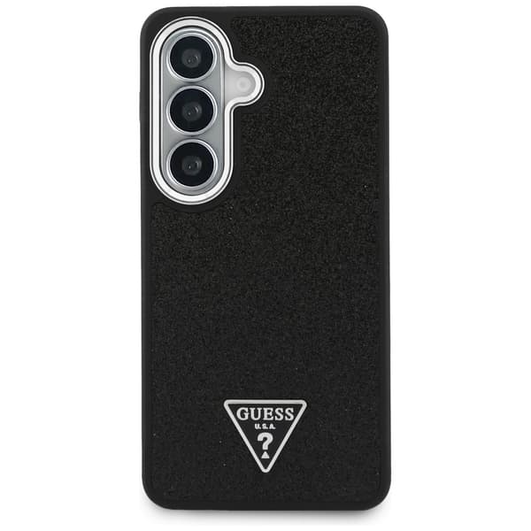 Guess fodral Fixed Glitter Triangle MagSafe för Samsung Galaxy S26 svart svart