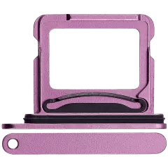 Dubbel SIM-kortshållare för iPhone 16 / 16 Plus (Rosa)