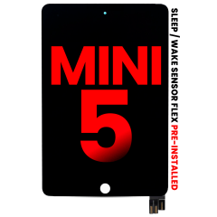 LCD-enhet med digitizer för iPad Mini 5 (Eftermarknad Plus) (Svart)