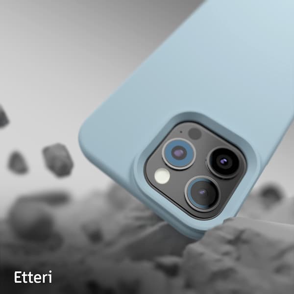 Etteri Silikon Mag-skal till iPhone 16 Pro 6,3\" ljusblå