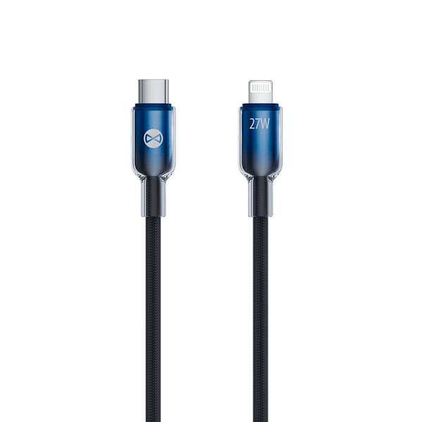 Forever Ombre cable USB-C - Lightning 1.0 m 27W black