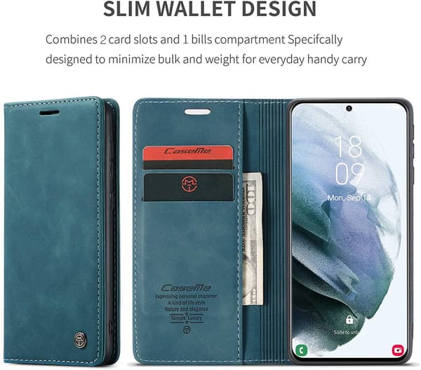 CaseMe 013 för Samsung Galaxy S21 Ultra Plånboksfodral