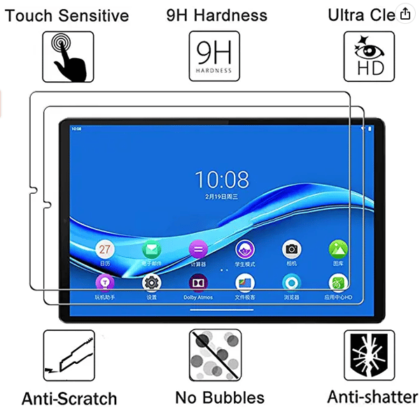 (2-pack) skärmskydd för Lenovo Tab M10 10,1"