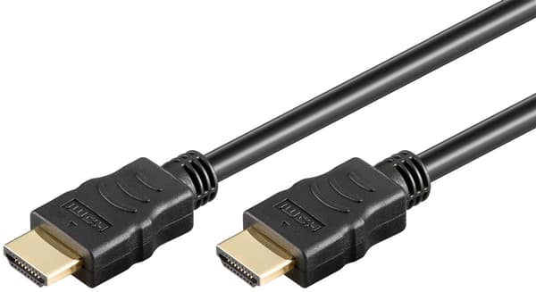 High Speed HDMI-kabel med Ethernet, 1,5 m Platt - HDMI hane (typ A) > HDMI hane (typ A)