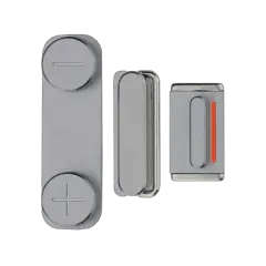 Hårda knappar (ström / volym / vibrator) för iPhone 5S / SE (2016) (Space Gray) svart