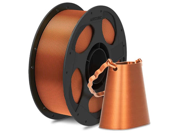 Anycubic PLA Silk PLA-filament 1.75mm Kobber AHSCCO-103