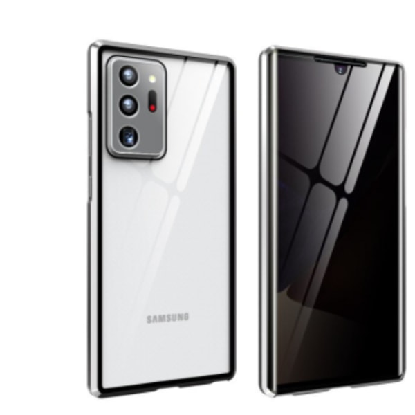 Sekretessskydd metallfodrall till Samsung S20 plus silver silver