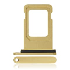 Dubbel SIM-kortshållare för iPhone 11 (gul) gul