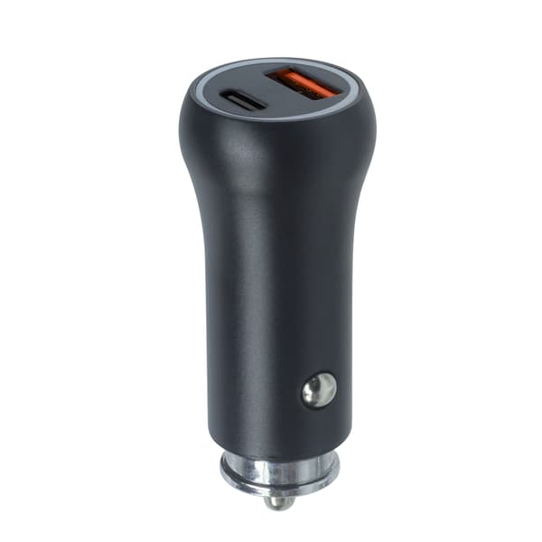 Setty billaddare USB-A + USB-C 20W CC-AC-201 svart