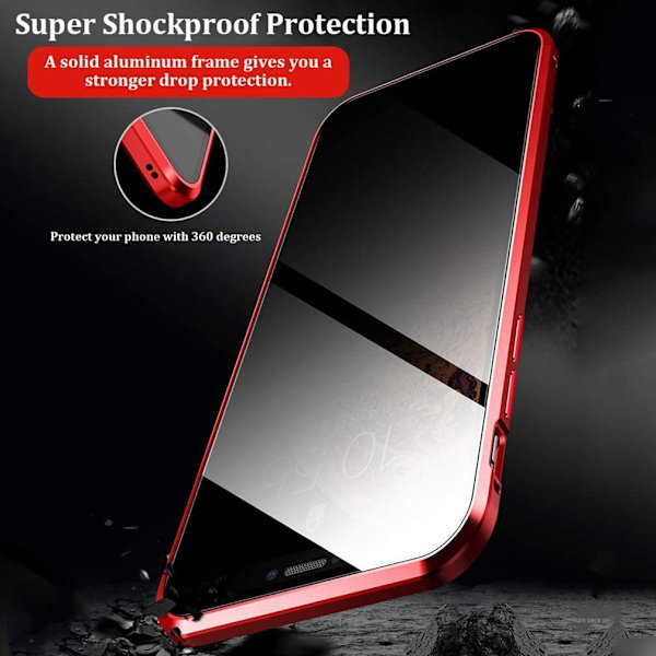 Sekretess magnetfodral för Samsung Galaxy S21plus blå