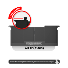 Battery (A1495) For MacBook Air 11" A1465 (2013 / 2014 / 2015)