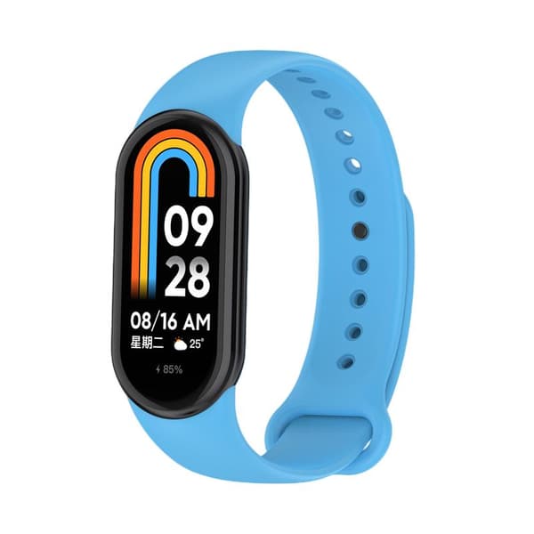 SILIKONREM MI BAND 8 / M8 (11) blå
