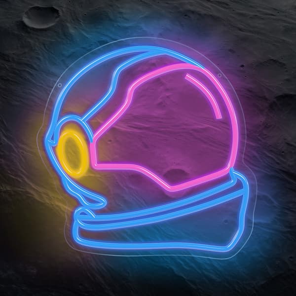 Neon PLEXI LED ASTRONAUT flerfärgad FPNE22 Forever Light