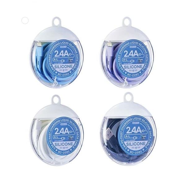 KABEL REMAX LEYA SERIES RC-C093 2,4A USB/LIGHTNING SVART