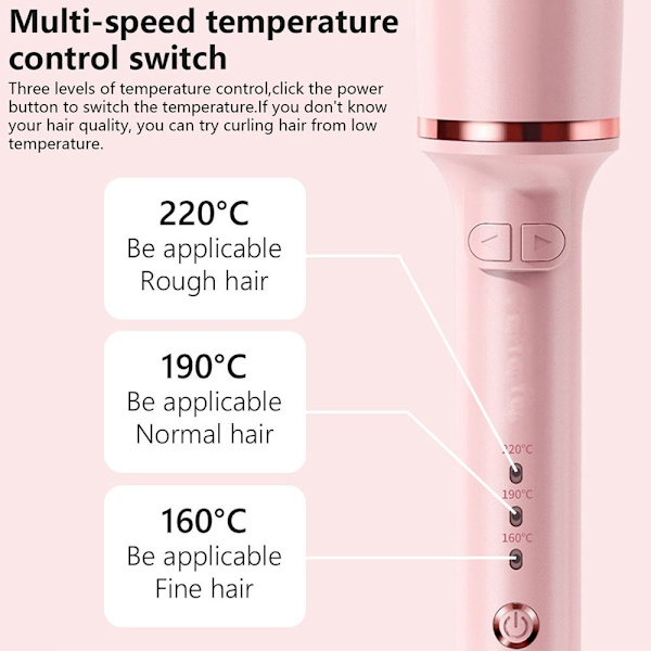 Automatisk hårkrullare vit