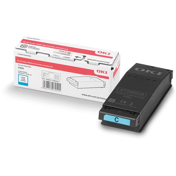 OKI Cyan 6000 sidor Toner 09006127