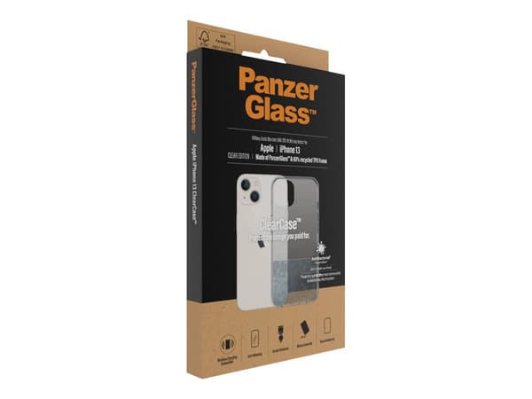 PanzerGlass ClearCase Skal Härdat glas Termoplastisk polyuretan (TPU)