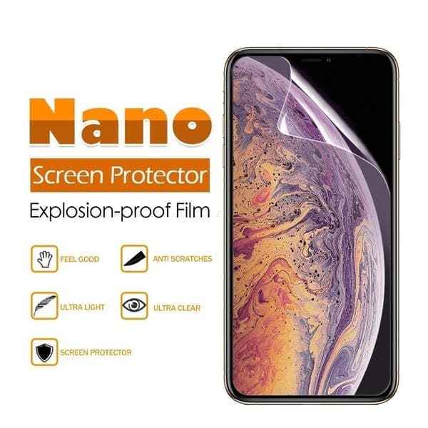 2-pack nano Skärmskydd för iPhone XR transparent