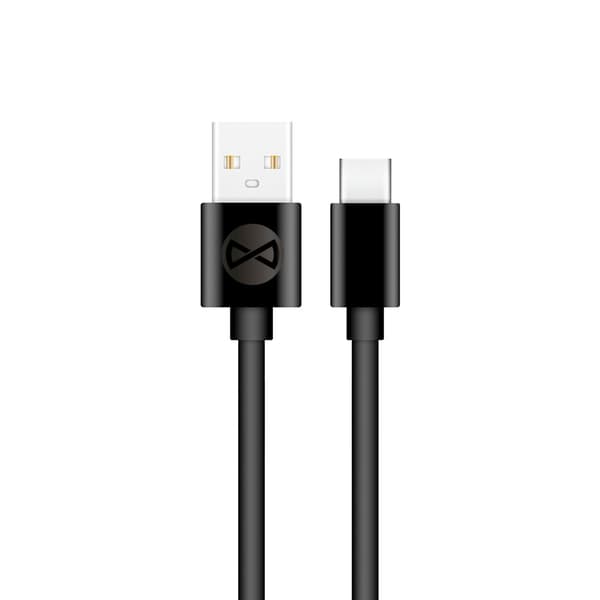 Forever kabel USB - USB-C 1,0 m 3A svart svart