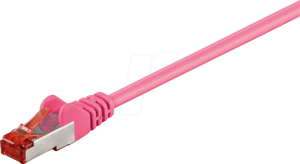Goobay CAT 6 S/FTP CU 0,5m Violet lila