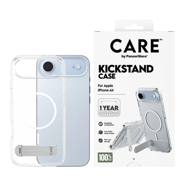 CARE by PanzerGlass Feature Case Transparent Skal till iPhone Air 2025