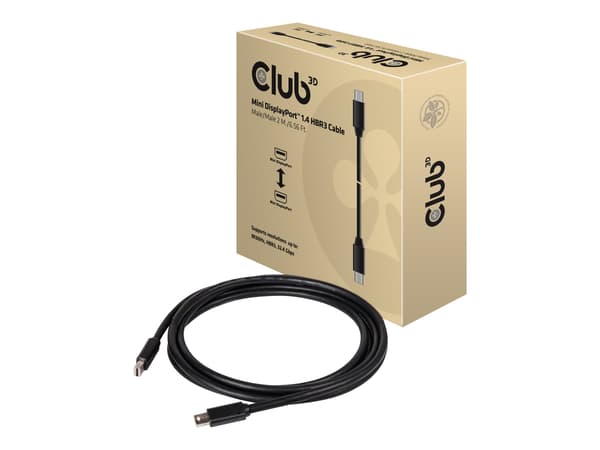 Club 3D DisplayPort kabel 2m svart