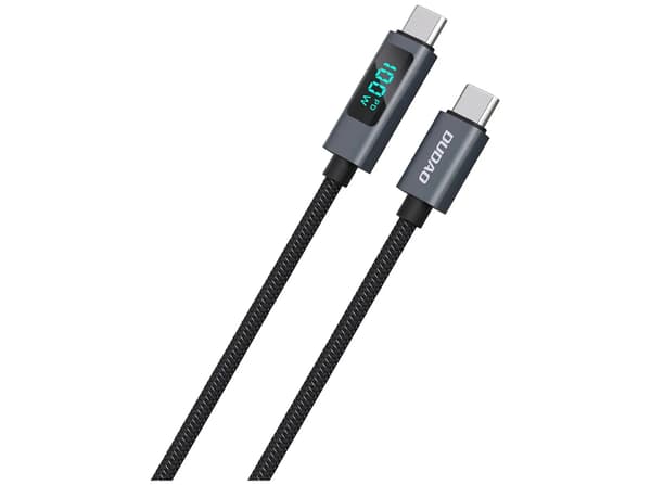 Dudao L7C USB-C till USB-C-kabel 100W 1m svart svart