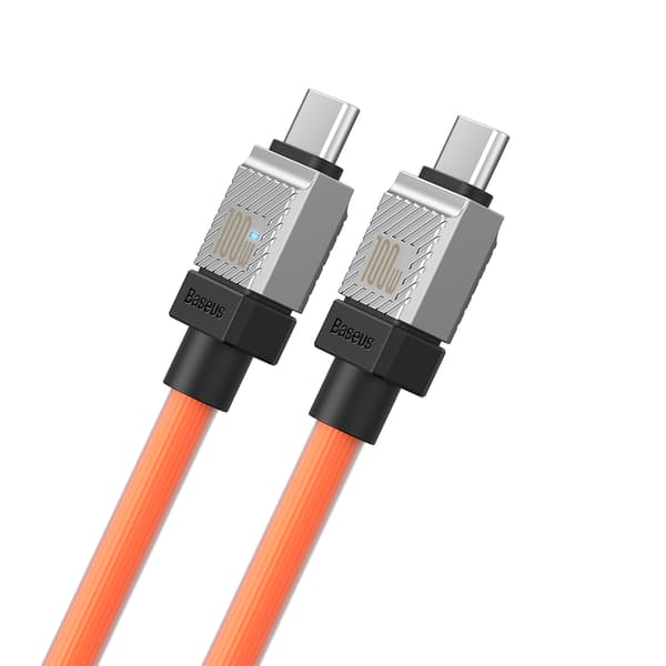 Baseus kabel CoolPlay USB-C - USB-C 1m 100W orange
