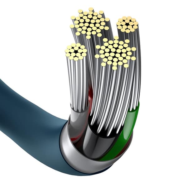 Baseus kabel Superior USB - Lightning 1,0 m 2,4A blå blå