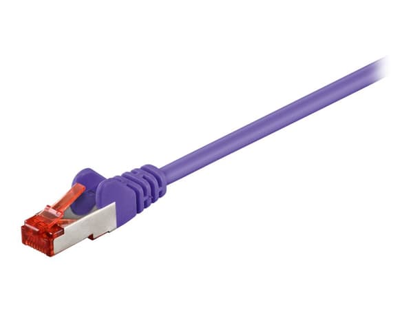Goobay CAT 6 S/FTP CU 0,25m Violet lila