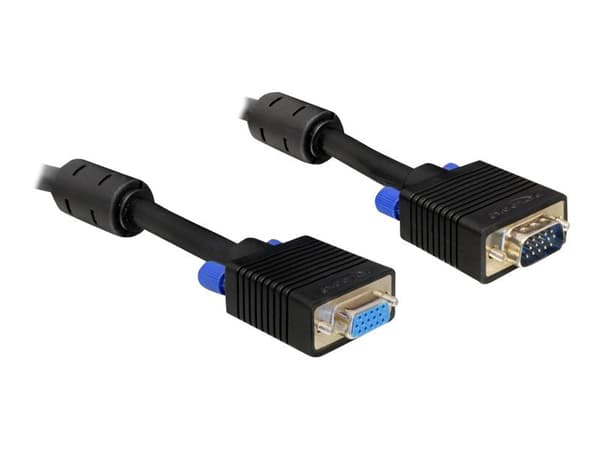 Delock Videoadapter 25.5cm svart
