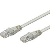 Goobay RJ45 CAT 5e U/UTP CCA 50m Grey grå