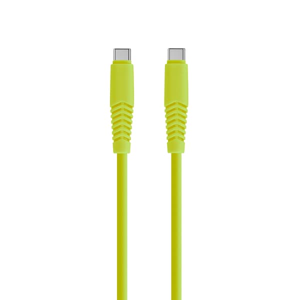 Setty kabel USB-C - USB-C 1,5 m 20W KSC-C-1.52011 lime