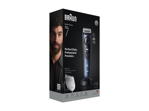 Braun Series 7 BT7540 Trimmer svart Blå svart