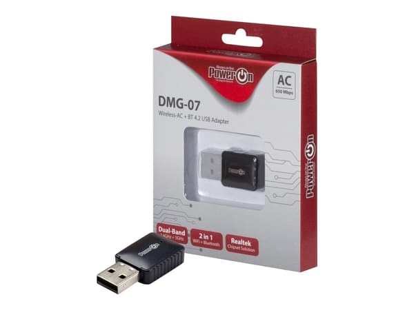 Inter-Tech Netvärksadapter USB 2.0 650Mbps trådlös