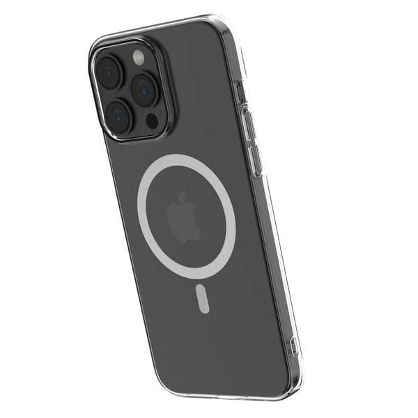 Comma Hard Jacket Skal till iPhone 15 Plus - Transparent, Antibakteriellt