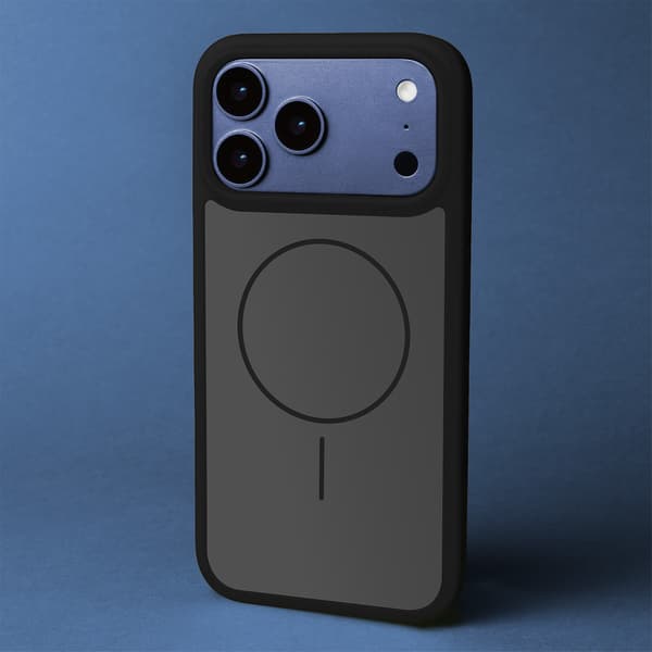 Frame Thin Mag-fodral för iPhone 11 svart