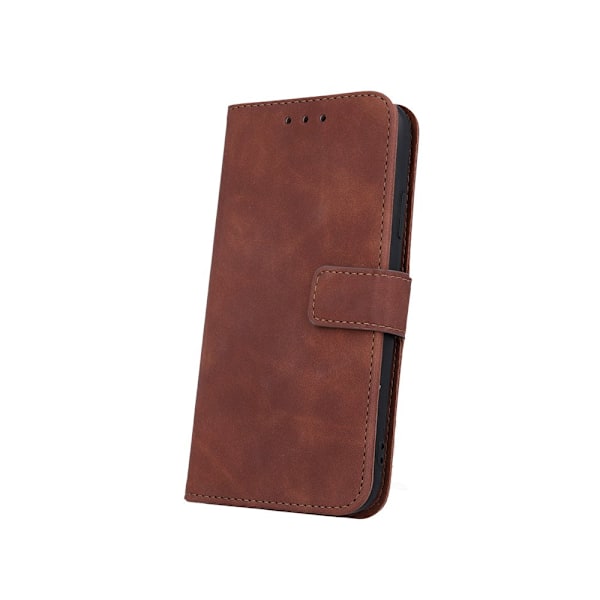Smart Velvet-fodral för iPhone 14 pro max  brunt brun