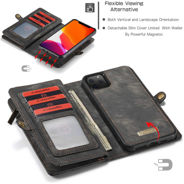 CaseMe 008 för Huawei p30 pro svart svart