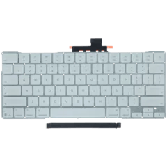 Tangentbord (ANSI US) (ingen Touch ID) för MacBook Neo (2026) (äkta OEM) (silver) silver