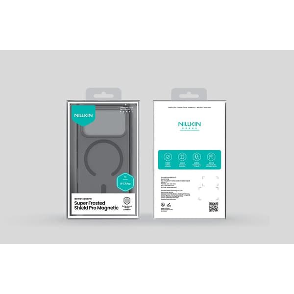 NILLKIN SUPER SHIELD PRO MAGNETIC IPHONE 17 PRO, TRANSPARENT SVART
