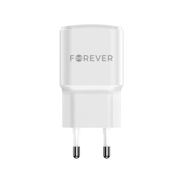 Forever TC-01-20C PD QC laddare 1x USB-C 20W vit vit