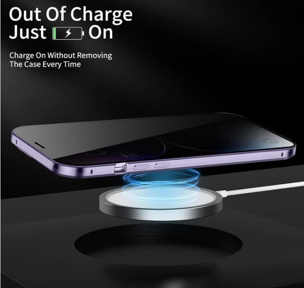 sekretess doubelfodral för Iphone 13 lila