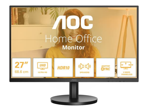 AOC U27B3A 27 IPS 3840 x 2160 (4K) HDMI DisplayPort 60Hz