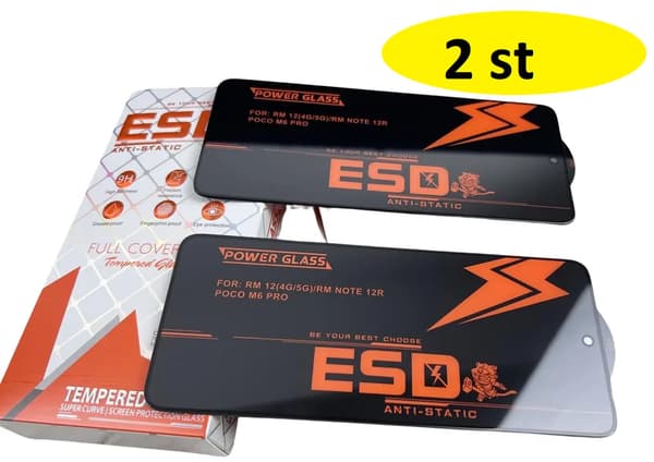 2-pack ESD extra starka heltäckande Skärmskydd för iPhone XR/11