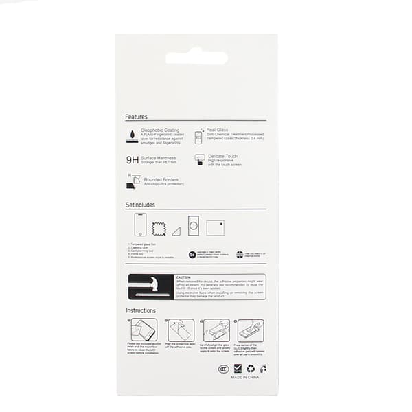Härdat glas 2,5D för iPhone 16 Plus 6,7\" 50in1